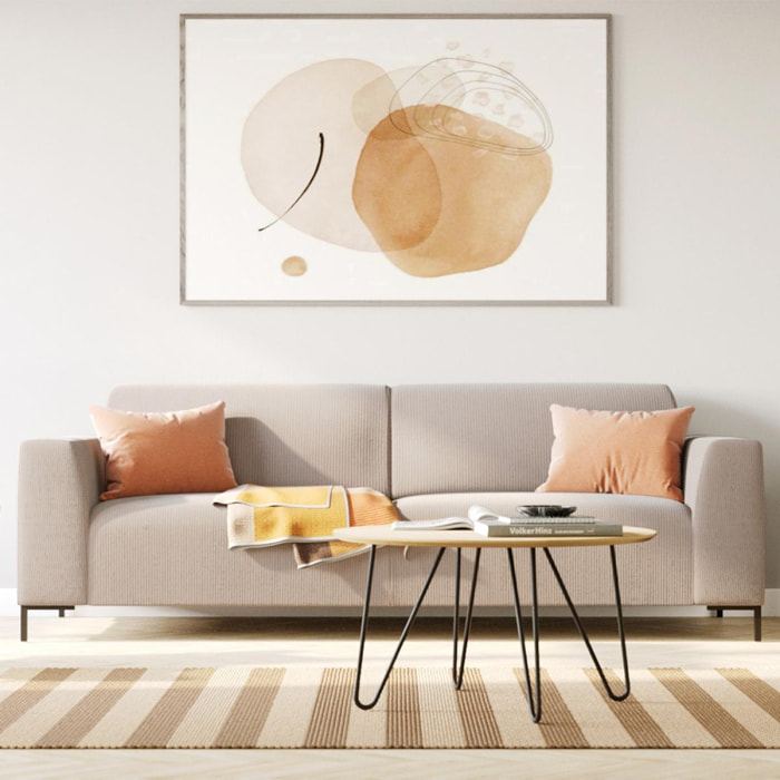 Tapis Saona en jacinthe d'eau 215x150 cm