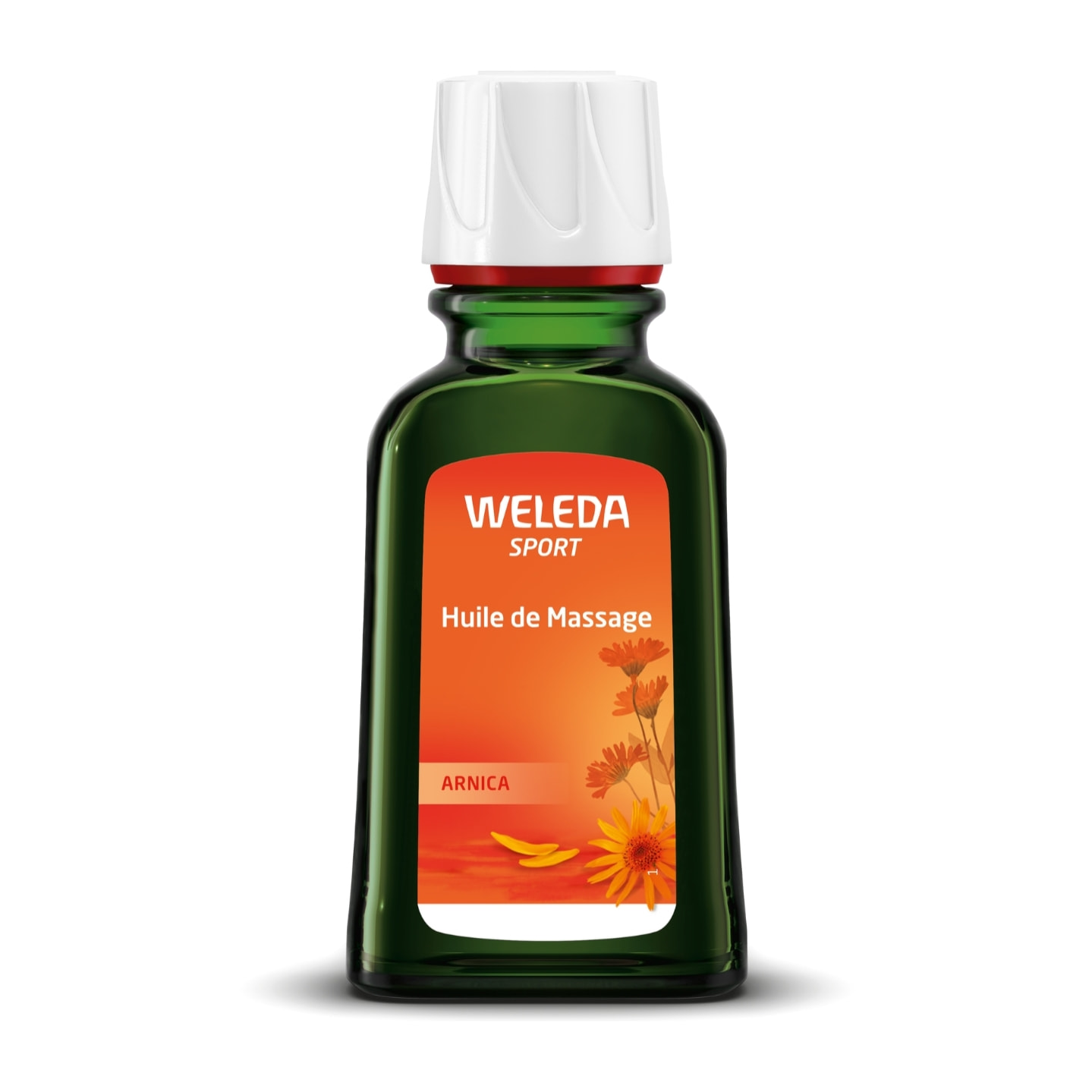 WELEDA - Pack Nomade - Huile de Massage Arnica + Roller Arnica - Avant et après l'effort - Vegan* - Certifié Natrue** - Flacon 50ml + Roll-on 75ml