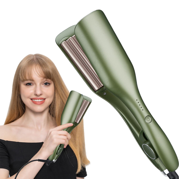 Piastra per capelli RZ005. 80W. Temperatura da 130 a 210 gradi.