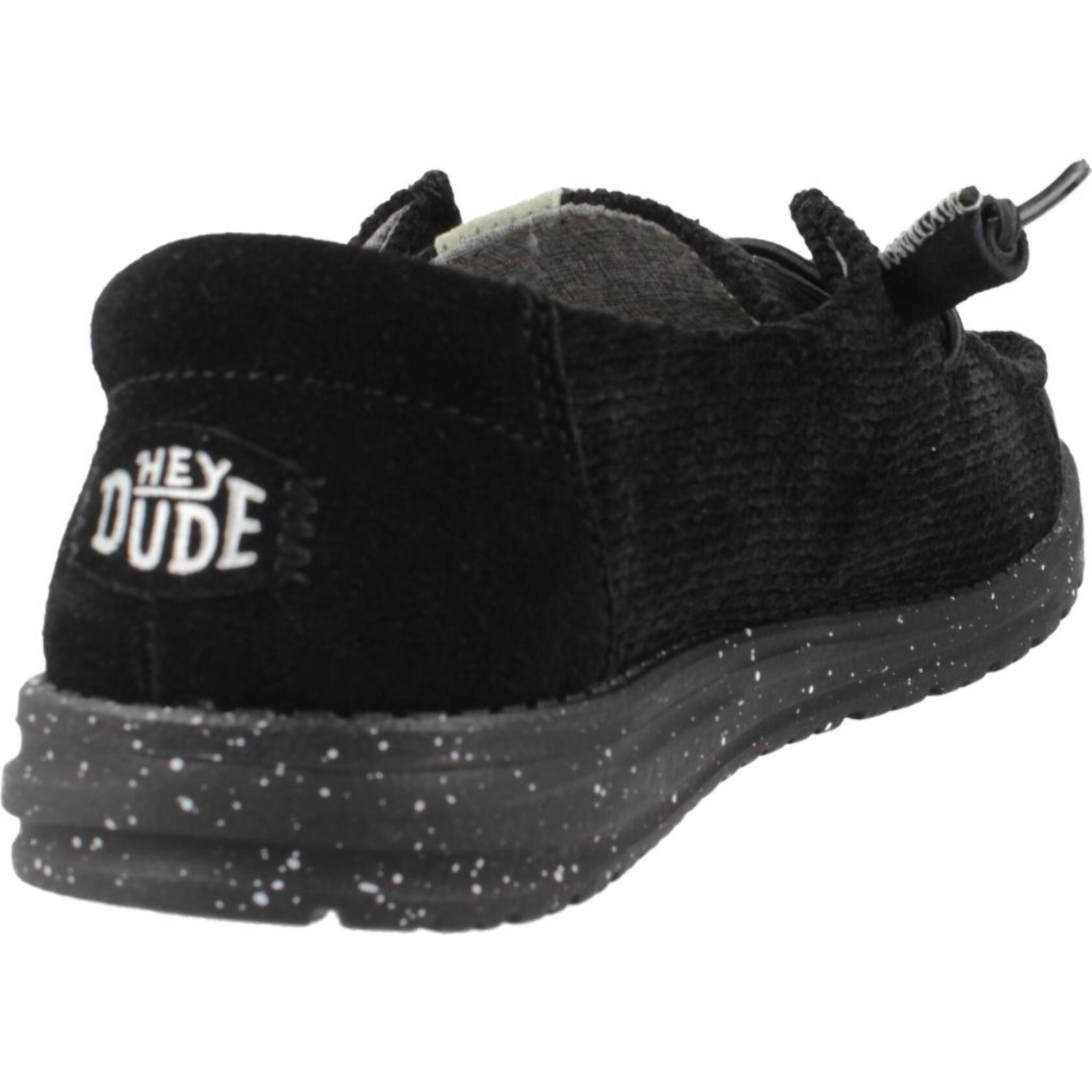 Zapatos Casual Mujer de la marca HEY DUDE  modelo WAVE CORDUROY NEGRO