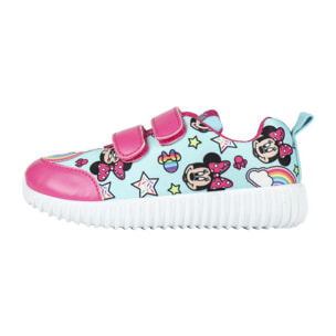 Minnie Scarpa da ginnastica con strappi rosa e azzurro Lei Disney Rosa