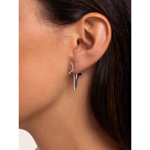 Orecchino Star Punk in Argento