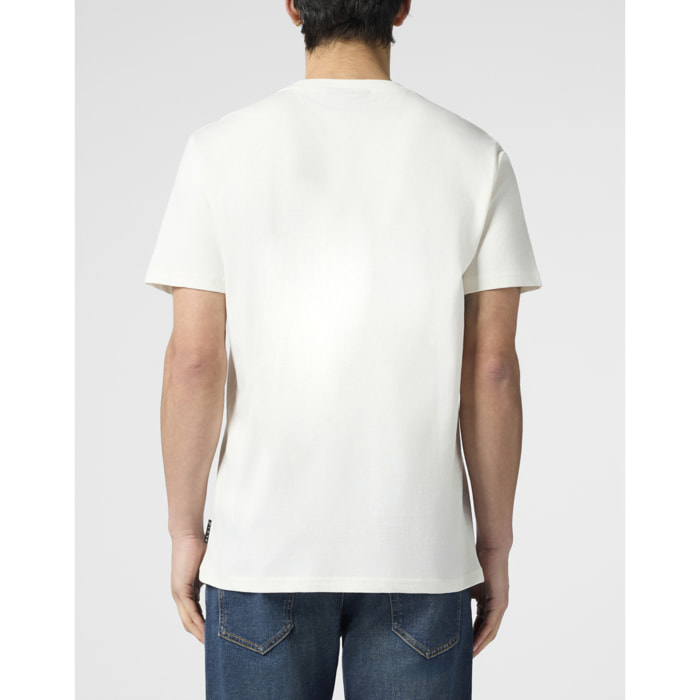PHILIPP PLEIN Round Neck T-Shirt Ice Cream Dollar