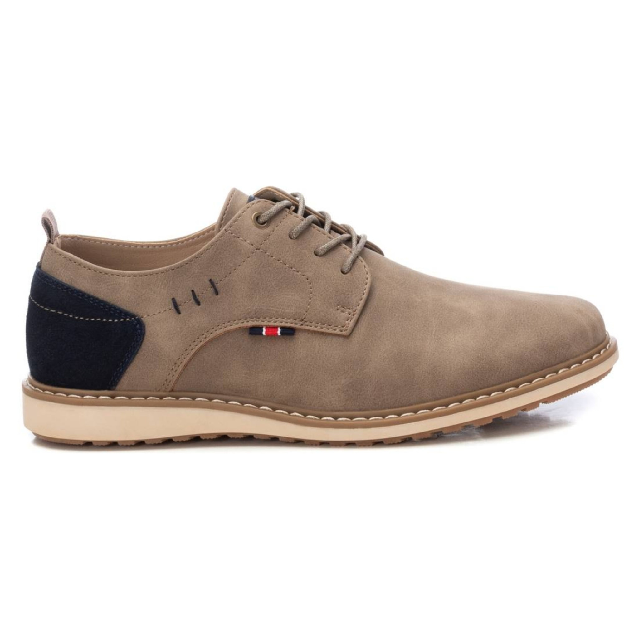 Zapato blucher/derby taupe