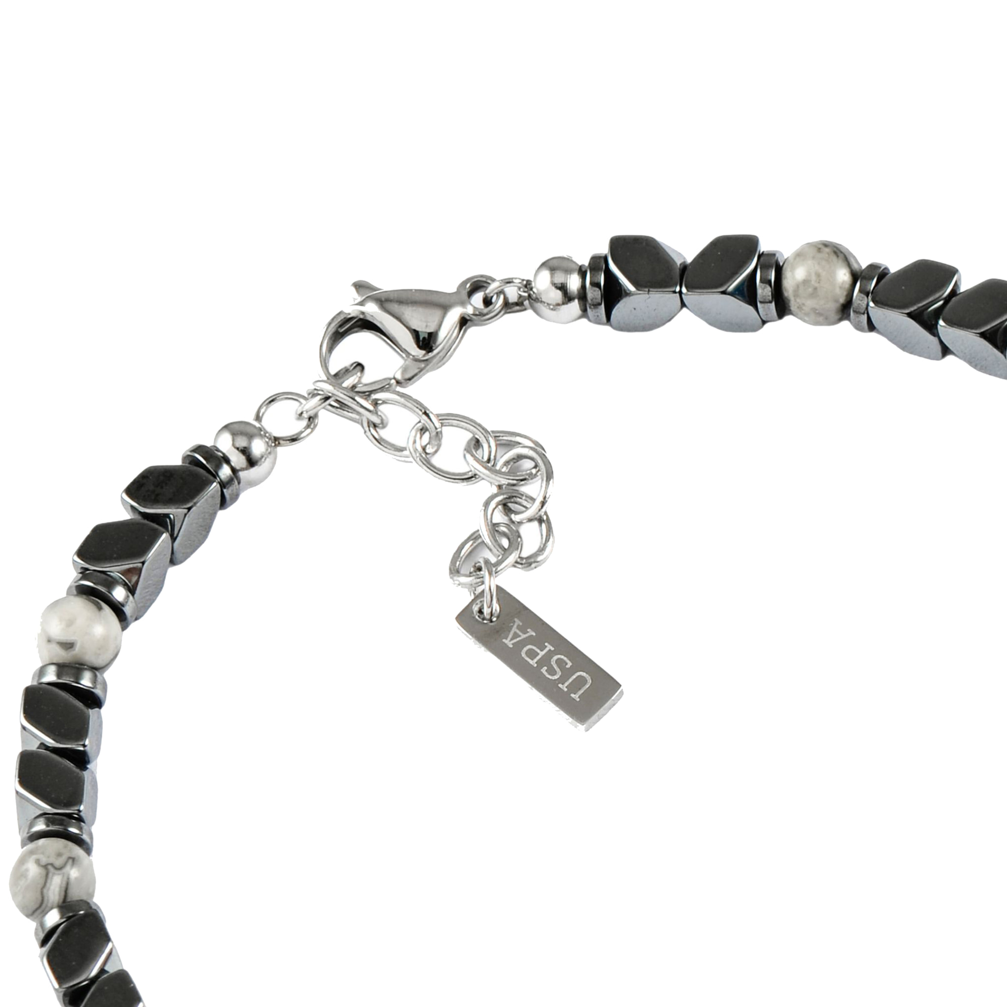Bracciale U.S. Polo Assn. In acciaio con pietre