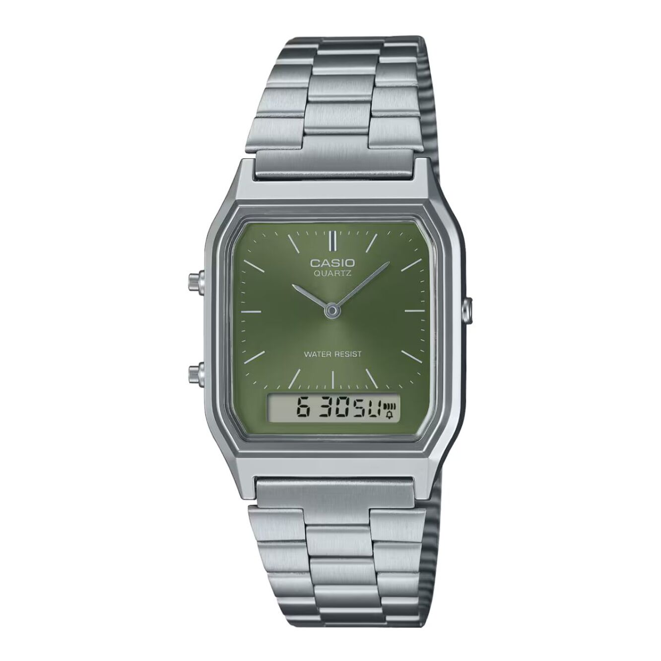 Reloj Casio AQ-230A-3A Unisex Analogico/digital Cuarzo con Correa de Acero inoxidable