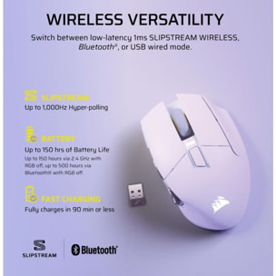 Souris Gamer Sans Fil CORSAIR SCIMITAR ELITE WL SE  White