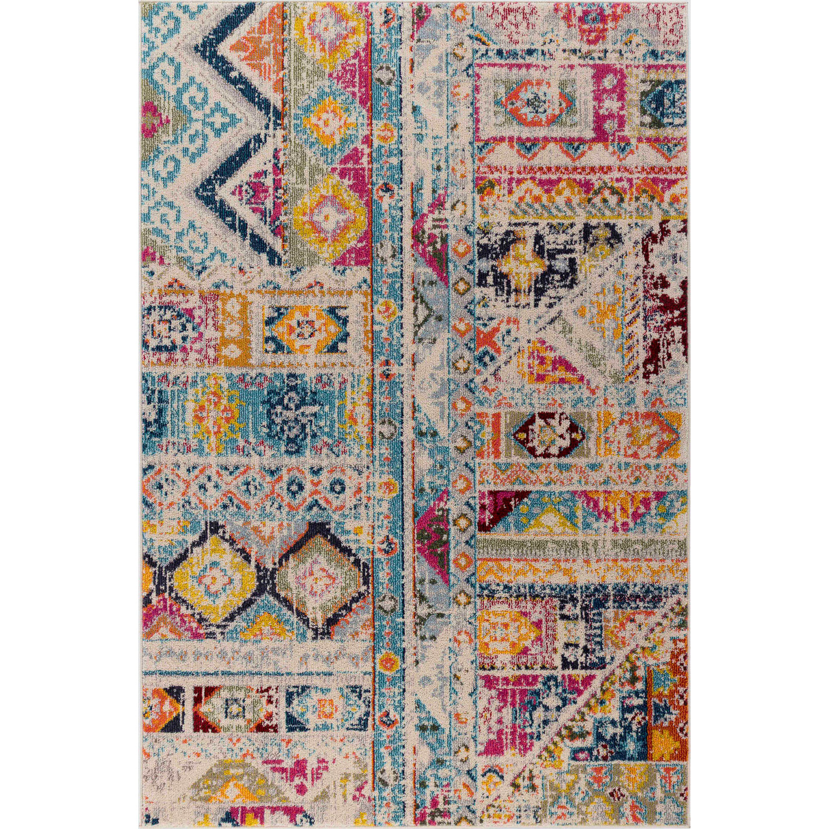 Anatolia - Tapis vintage, multicolore