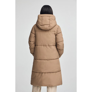 Chaqueta Anne camel con logo Polo Club