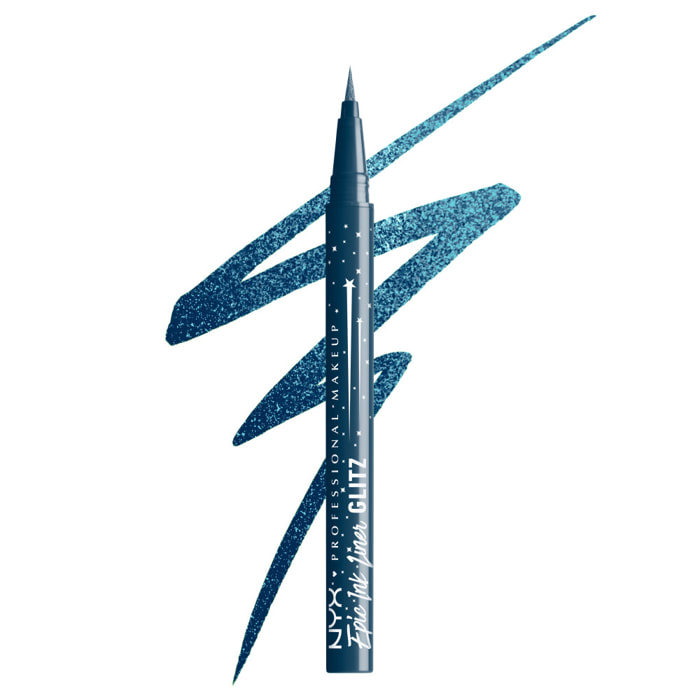 NYX Professional Makeup Epic Ink Eyeliner Glitz DENIM DAZZLE
