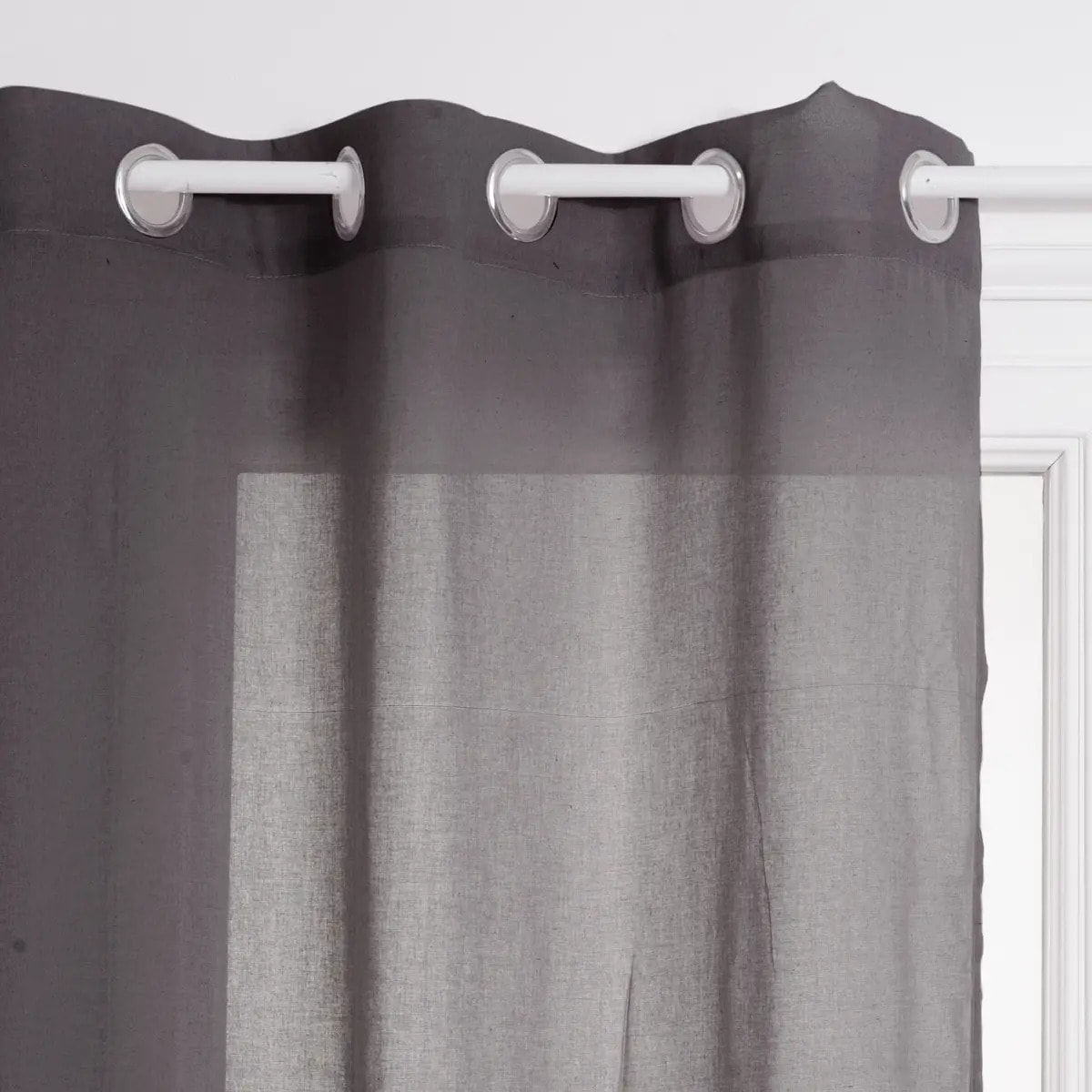 Voilage "Ana" - gris - 140x240 cm