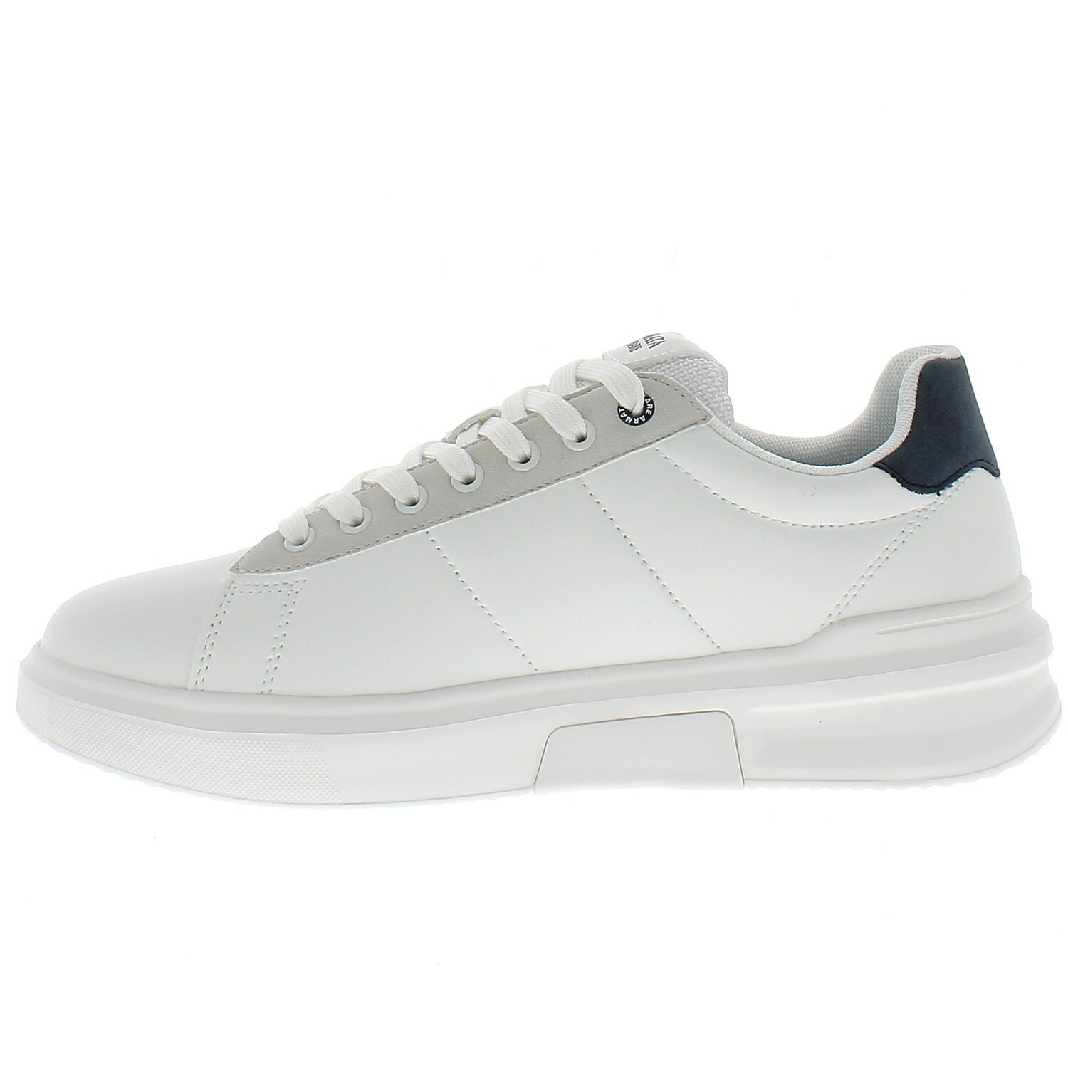Armata di Mare Scarpe Uomo Court Sneakers Stringate con Soletta Rimovibile in Memory Foam AMU 1D931 Off White