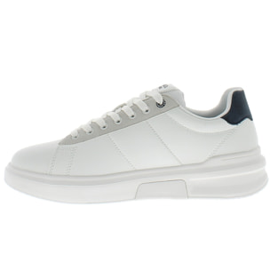 Armata di Mare Scarpe Uomo Court Sneakers Stringate con Soletta Rimovibile in Memory Foam AMU 1D931 Off White