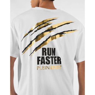 PLEIN SPORT Camiseta de cuello redondo y manga corta SCRATCH