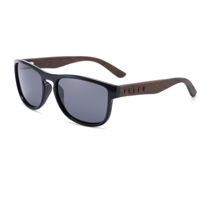 Gafas de Sol Feler 1512-1 Polarizadas de Madera Unisex 52 mm