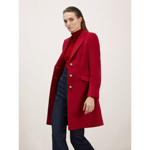 Motivi - Cappotto slim monopetto - Bordeaux