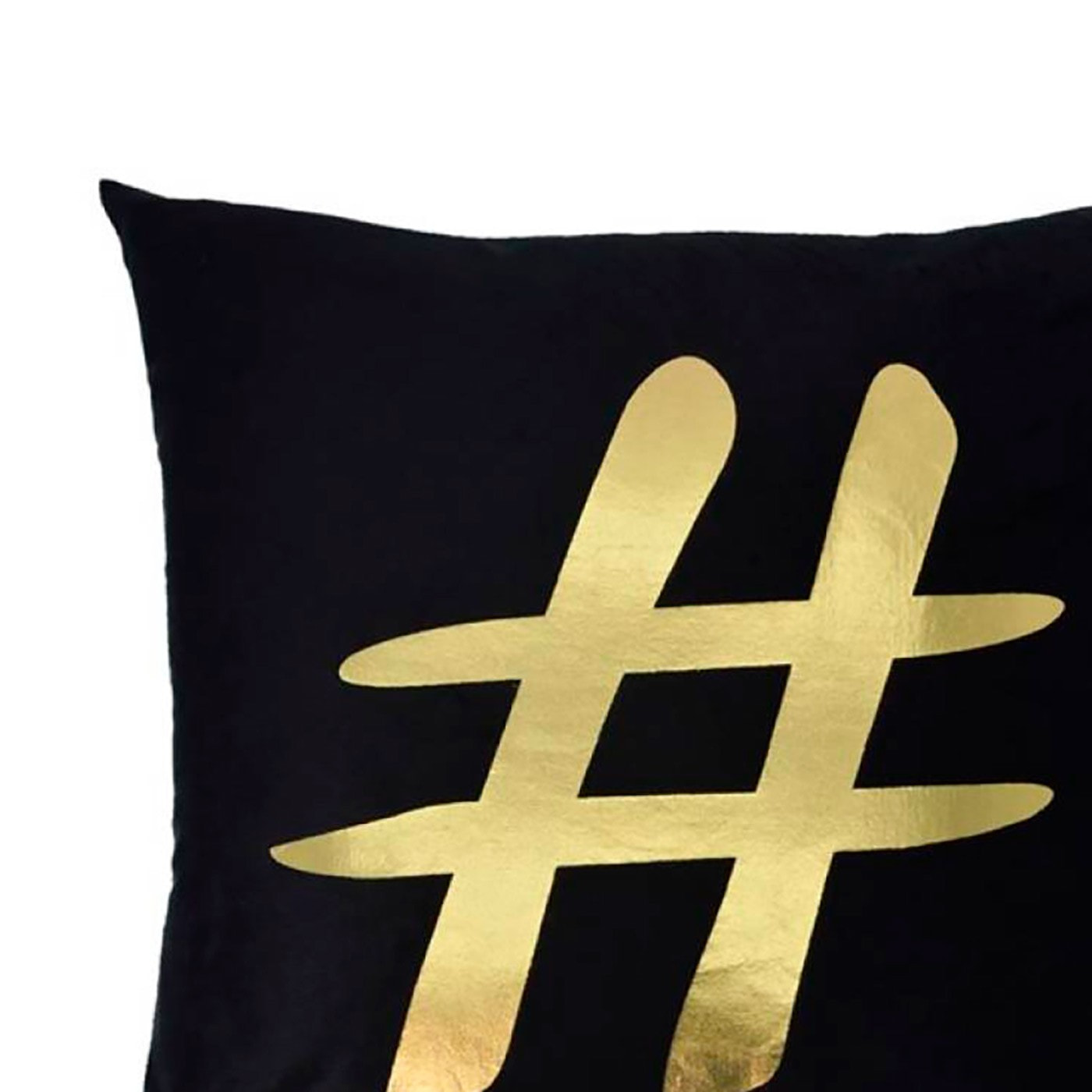 Coussin yakso hashtag noir