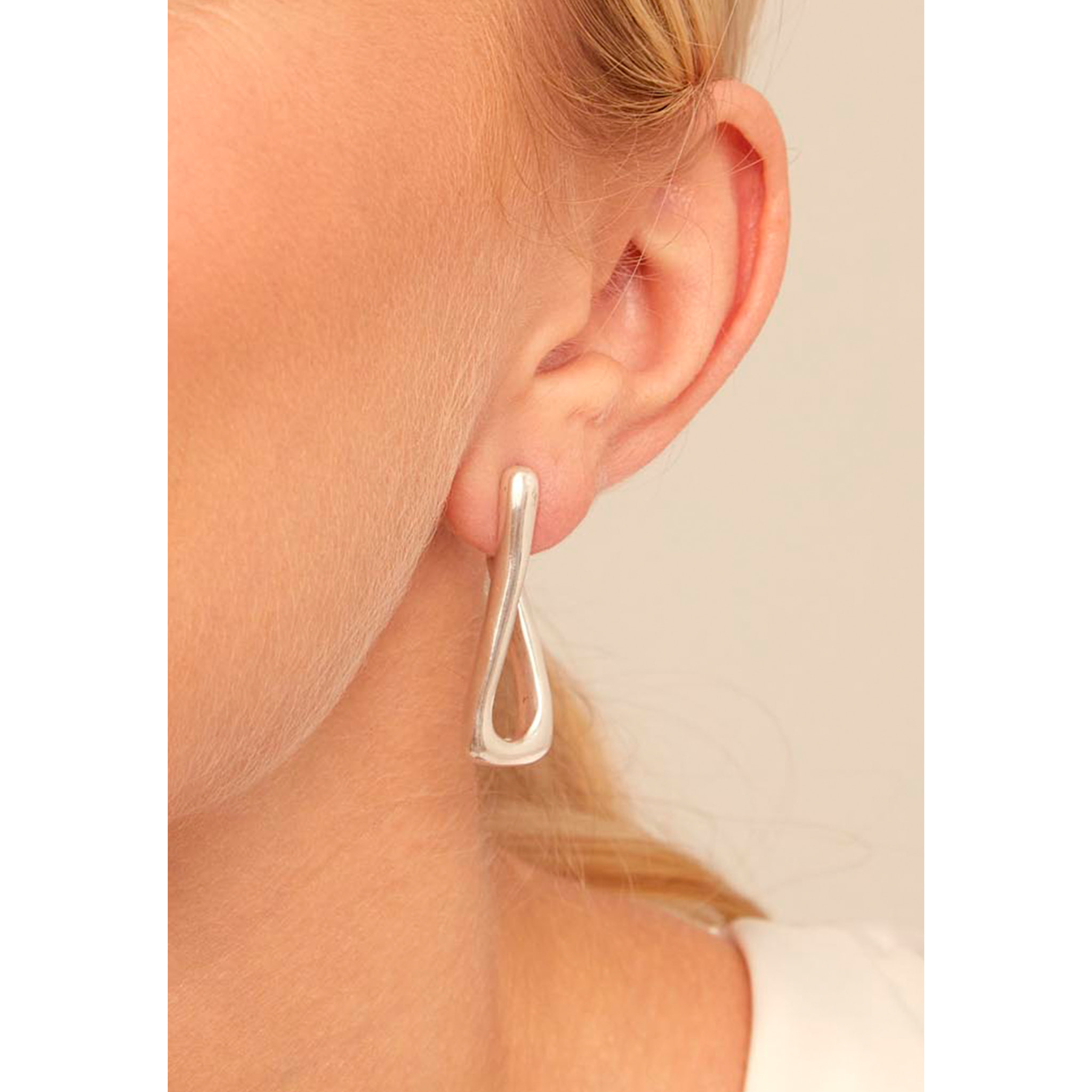 Pendiente For U PLATEADO U