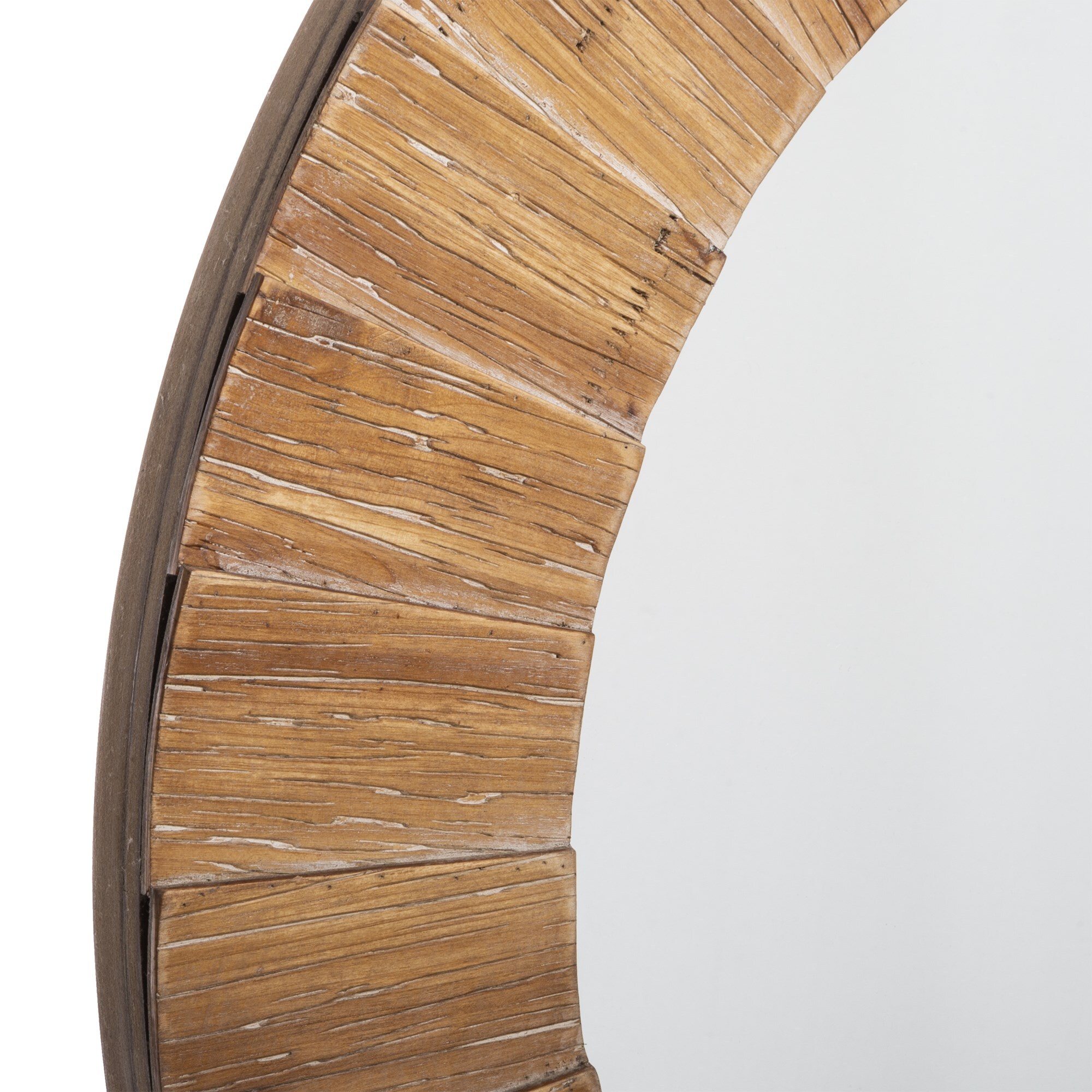 Espejo Paméla madera Ø83x3,5