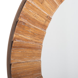 Espejo Paméla madera Ø83x3,5