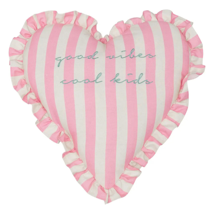 Coussin coeur "Ava" 40x40x10cm