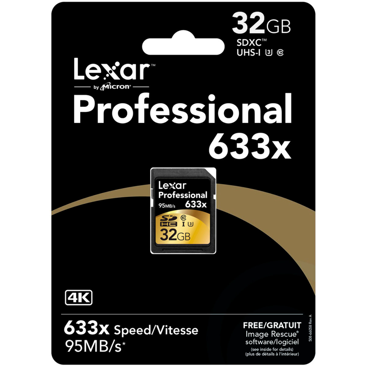 32GB 633X Professionale SDHC UHS-I CLASSE 10 95MB