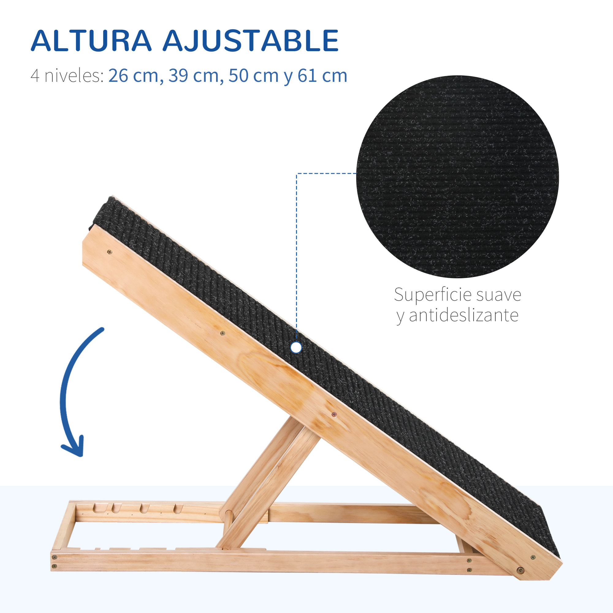 Conjunto para Mascotas Juego de Separador de Coche para Perros Ajustable y Rampa Plegable para Perros con Altura Ajustable 87-135x85-120 cm 90x40x61 cm Negro y Natural