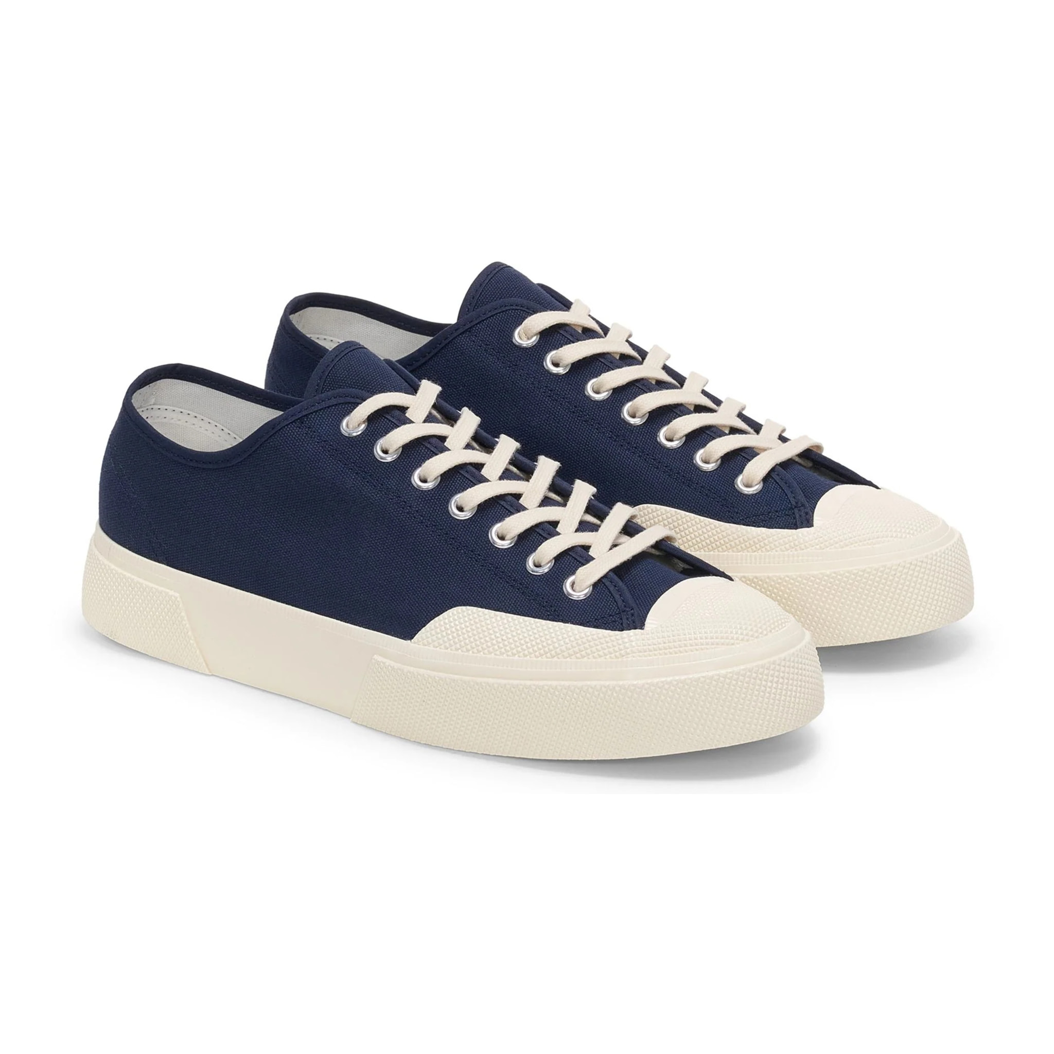 Superga - Zapatillas Unisex Blanco - 2432 WORKS LOW CUT COTTON CANVAS