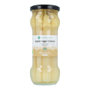 PLANETA HUERTO | Espárrago blanco grueso al natural ecológico 340 g, sin aditivos ni conservantes - Esparrago Blanco Tiernos turiones ecológicos envasados al natural, listos para consumir