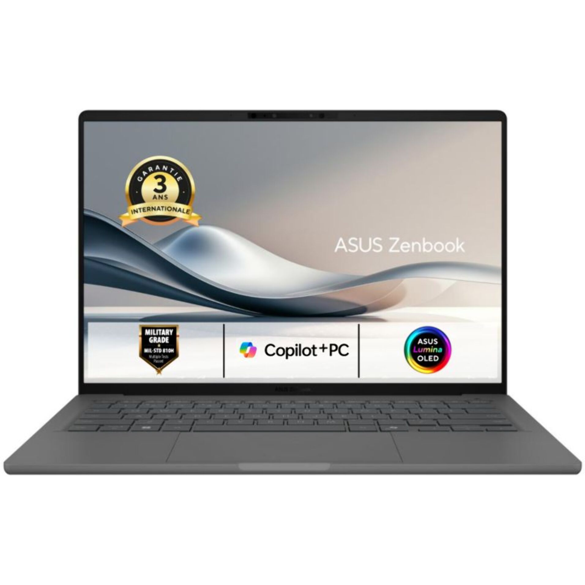 Ordinateur portable ASUS Zenbook UX3407QA-QD479W 14" OLED Snapdragon X 16 Go RAM LPDDR5x SSD 512 Go