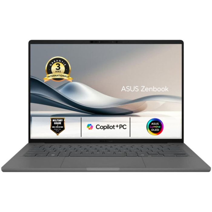 Ordinateur portable ASUS Zenbook UX3407QA-QD479W 14" OLED Snapdragon X 16 Go RAM LPDDR5x SSD 512 Go