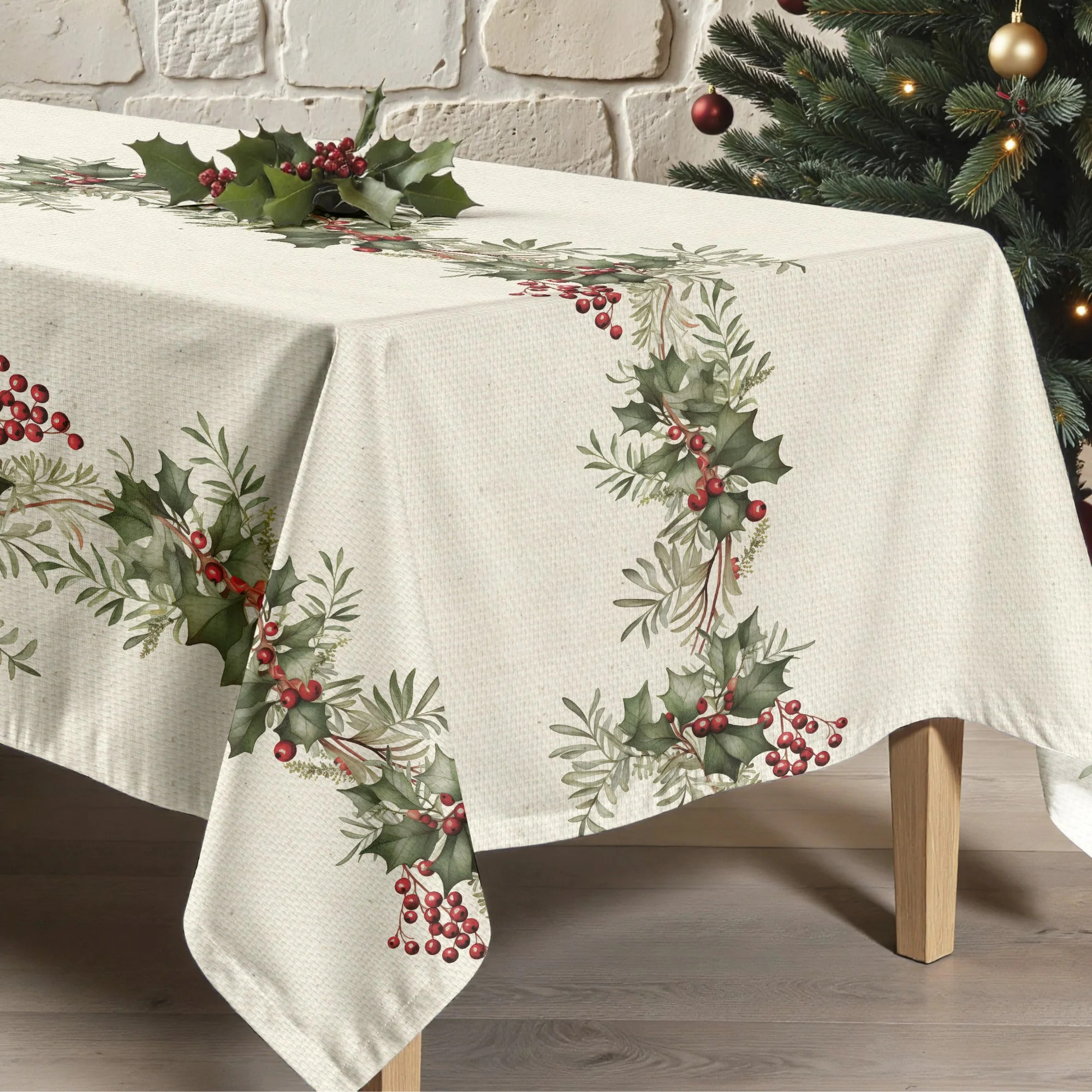 Nappe anti-taches Holly garland 1225