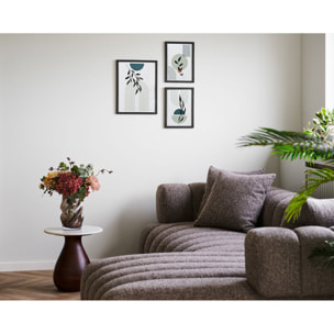 Vaso in vetro soffiato a bocca marrone Vikasa Home ø17x25 cm