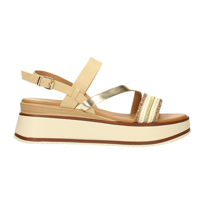 Sandali Donna Tata Italia Beige