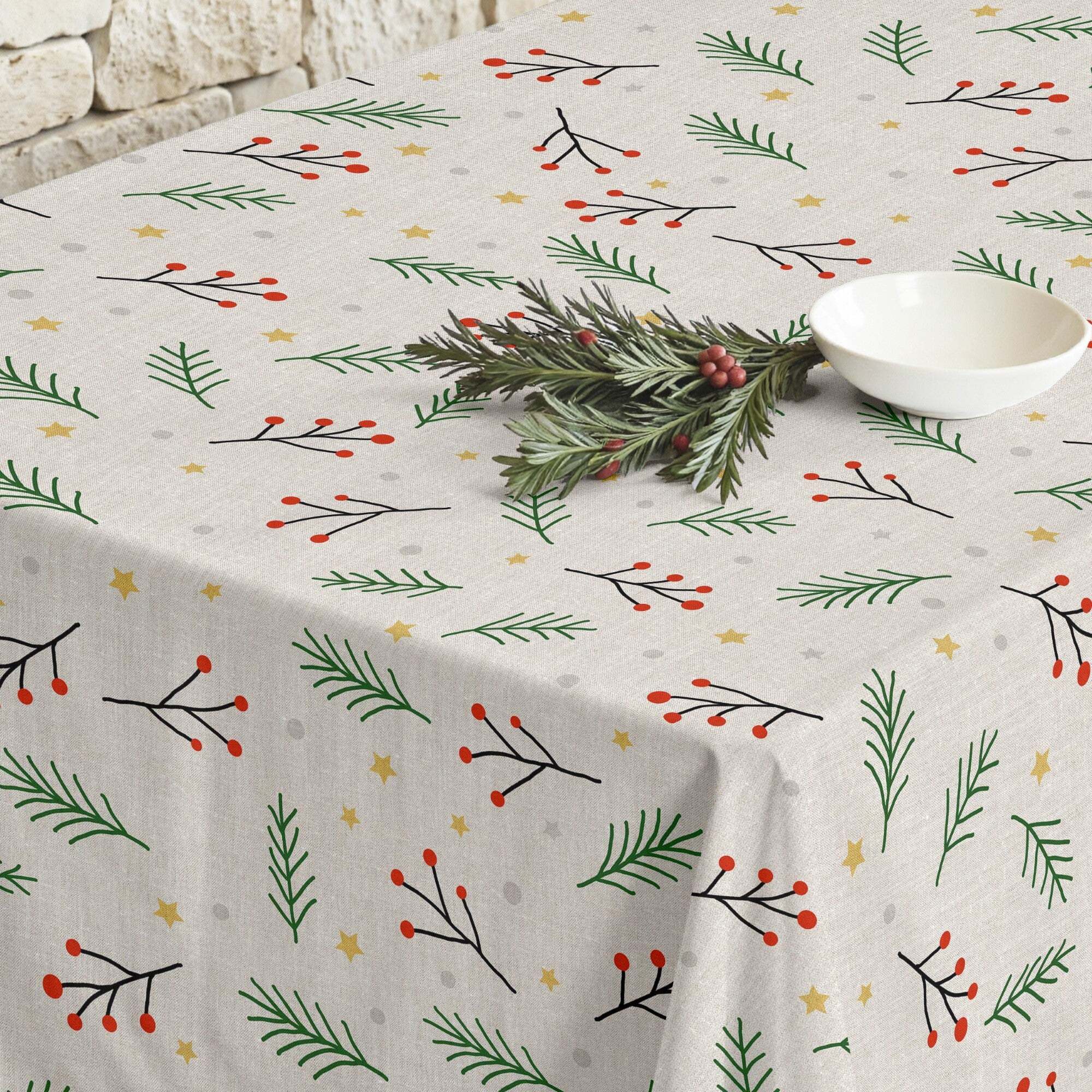 Nappe en résine Anti-tâches Merry Christmas 35