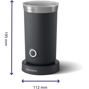Expresso broyeur PHILIPS Baristina BAR303/60 cafetière à grain Noire + mousseur à Lait