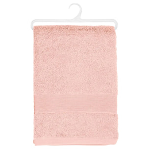 Drap de bain "Essentiel" - coton 450 gr/m² - rose 100x150 cm