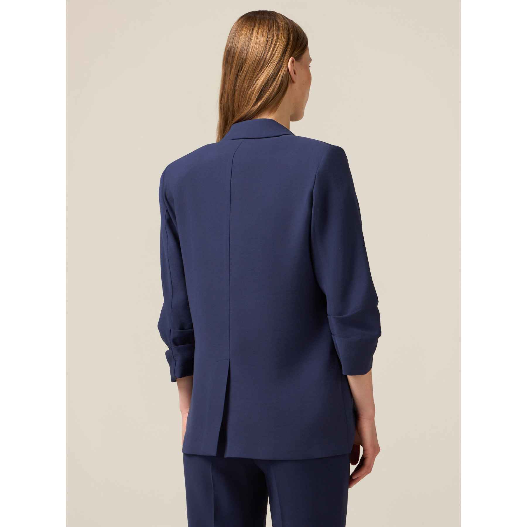 Oltre - Giacca destrutturata fluida - Blu