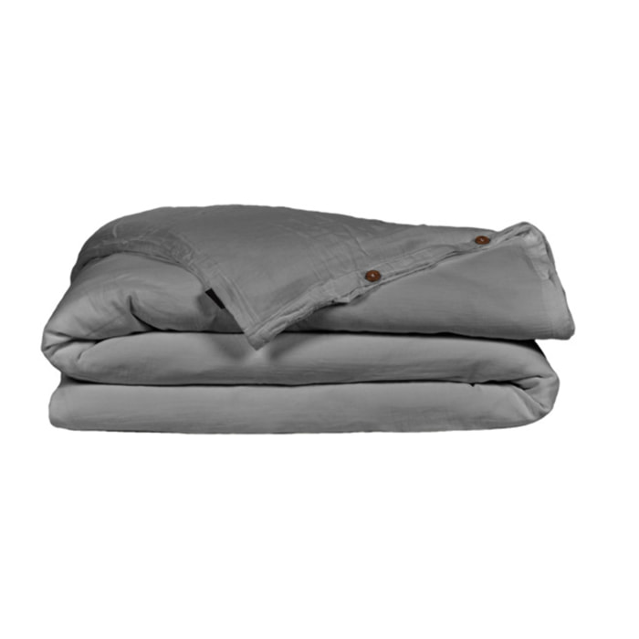 Housse de couette en gaze de coton 240 x 260 cm - GAIA