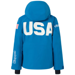 Kappa - Chaquetas Mujer Azul - 6Cento 604C Us
