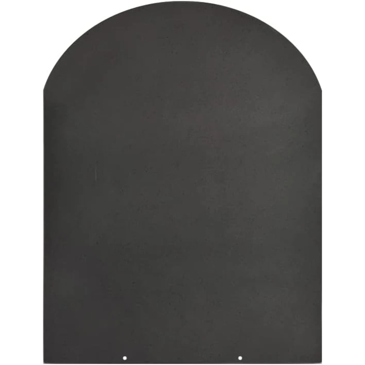 Pedana salvapavimento sotto stufa a legna e pellet in acciaio 90x80 cm