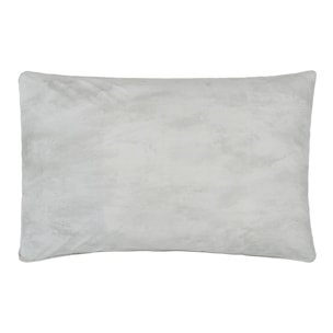 Taie d'oreiller imprimée en percale de coton, GEO MODERNE PEWTER, Beige