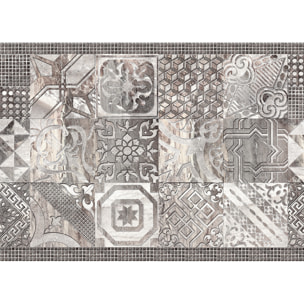 Tappeto Passatoia Corsia Cucina Ingresso Antimacchia Disegno Atelier Grigio 485