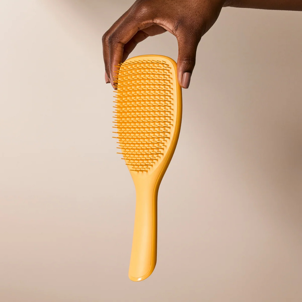 TANGLE TEEZER The Ultimate Detangler LARGE NATURALLY CURLY Daffodil Yellow