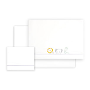 Triptico Cuna Selva + Broche Blanco