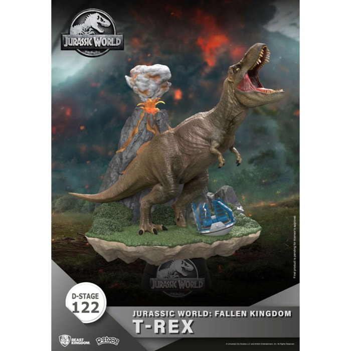 Jurassic World: Fallen Kingdom D-Stage PVC Diorama T-Rex 13 Cm Beast Kingdom Toys