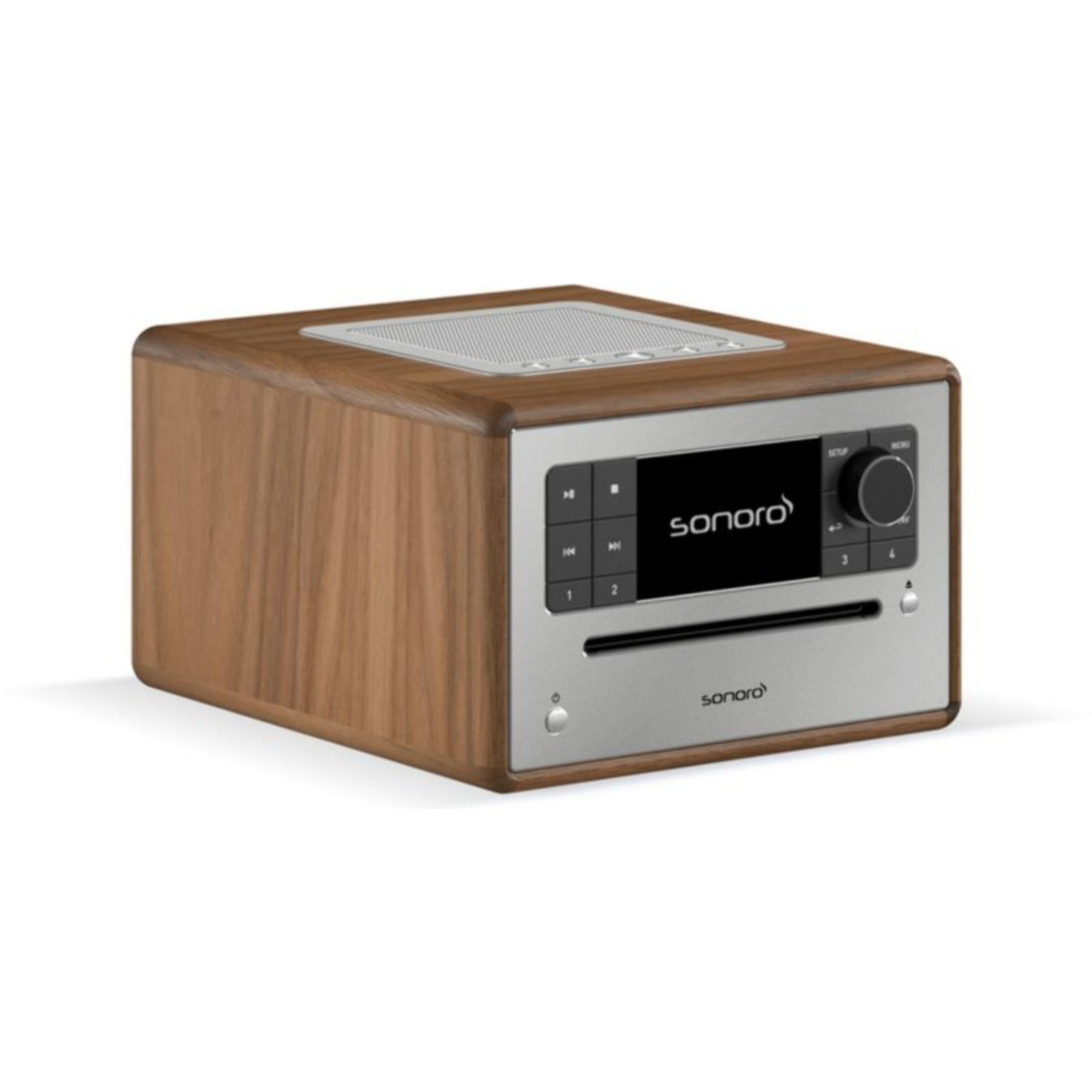 Chaîne HiFi SONORO ELITE Noyer-Argent