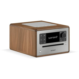 Chaîne HiFi SONORO ELITE Noyer-Argent