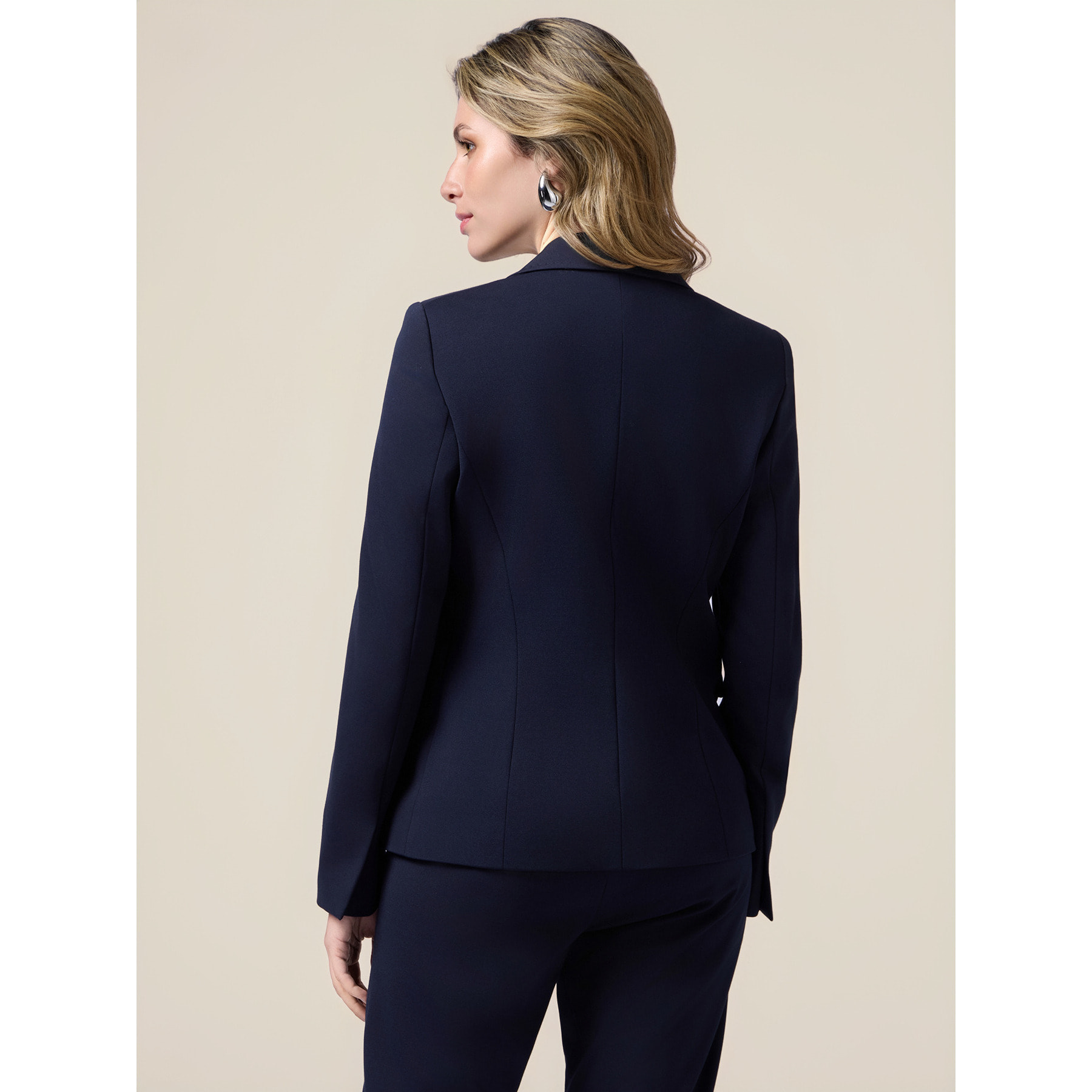 Oltre - Milano stitch blazer jacket - Azul