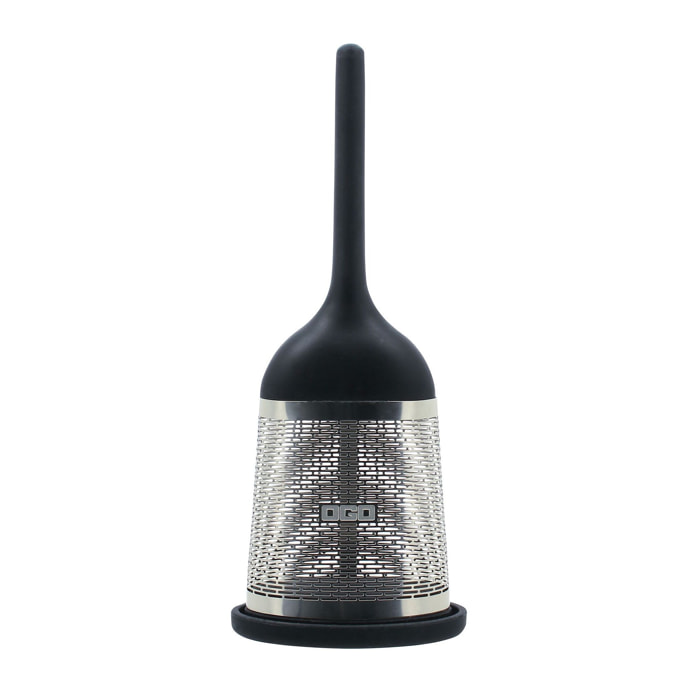 Infuseur à thé en inox avec support silicone GASPARD